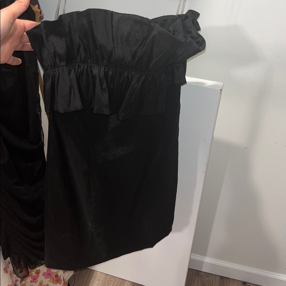 Dress 3 Black Strapless NWT